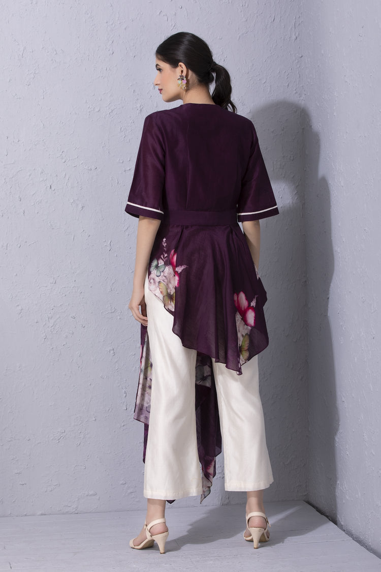 Papillon Purple Tunic
