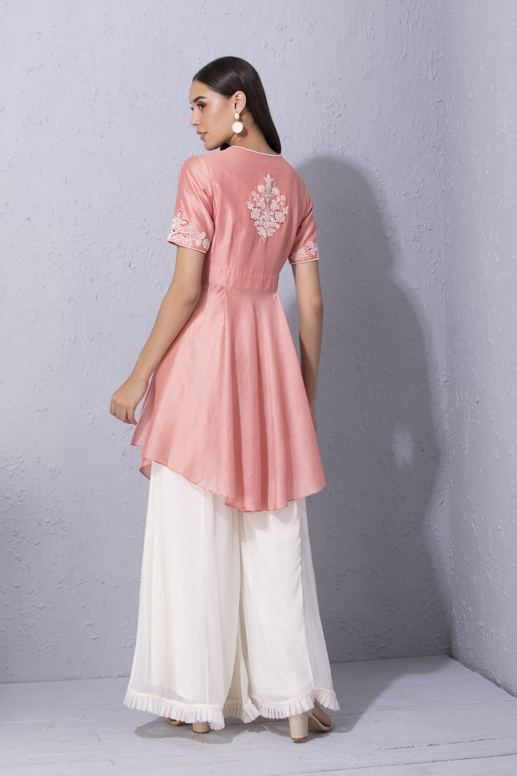 Moroccan Touch Handkerchief Hem Tunic Set