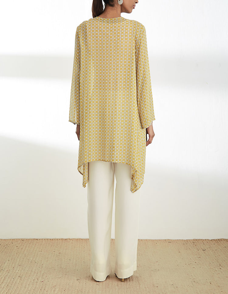 Mustard High Low Tunic