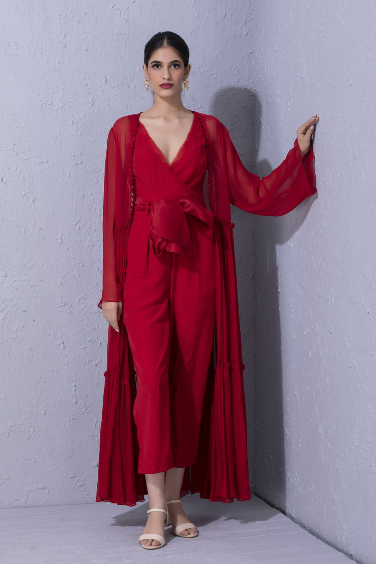 Jumpsuit and Overlay Set