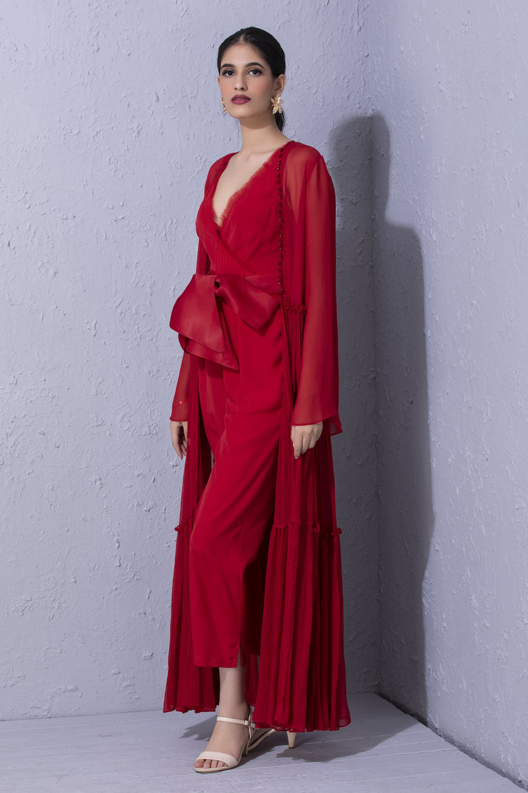 Jumpsuit and Overlay Set