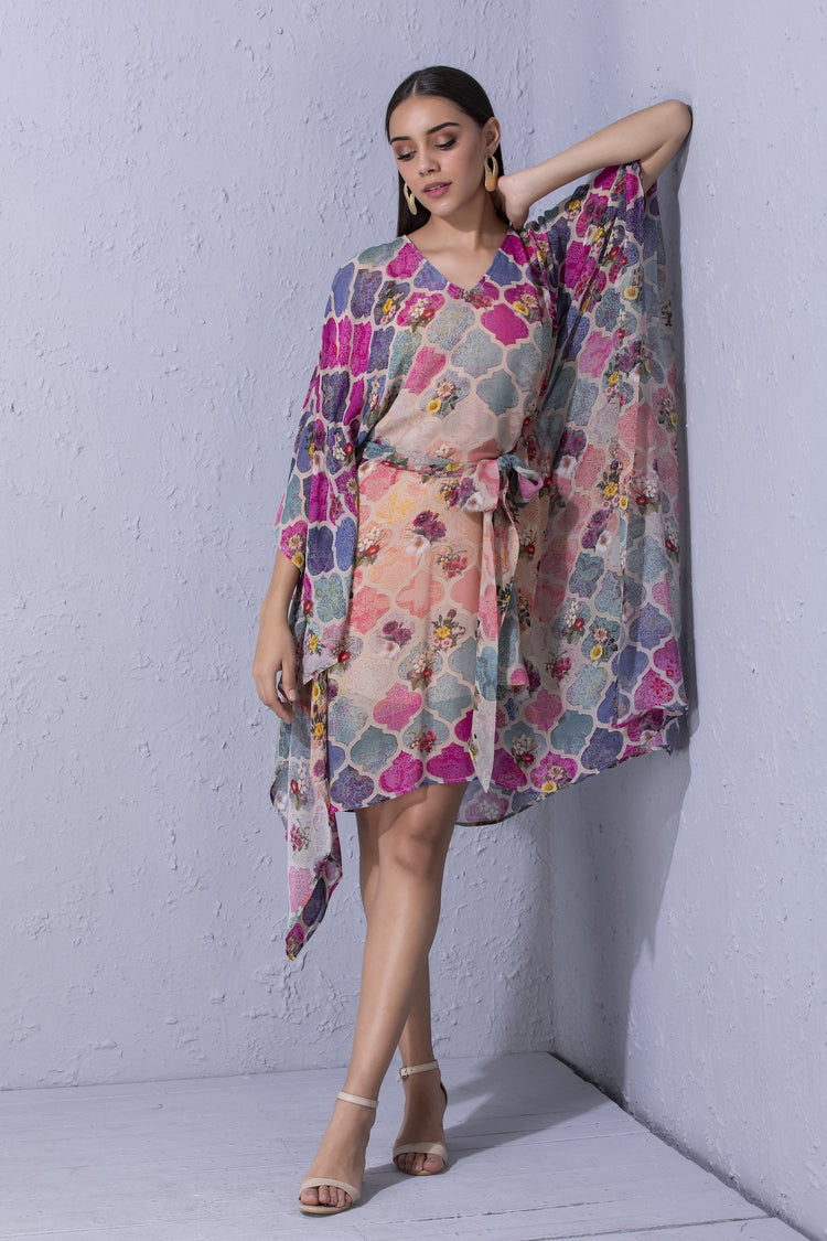 Moroccan Touch Printed kaftan