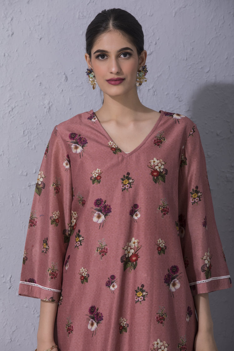 Signature Varun Bahl floral printed kurta set