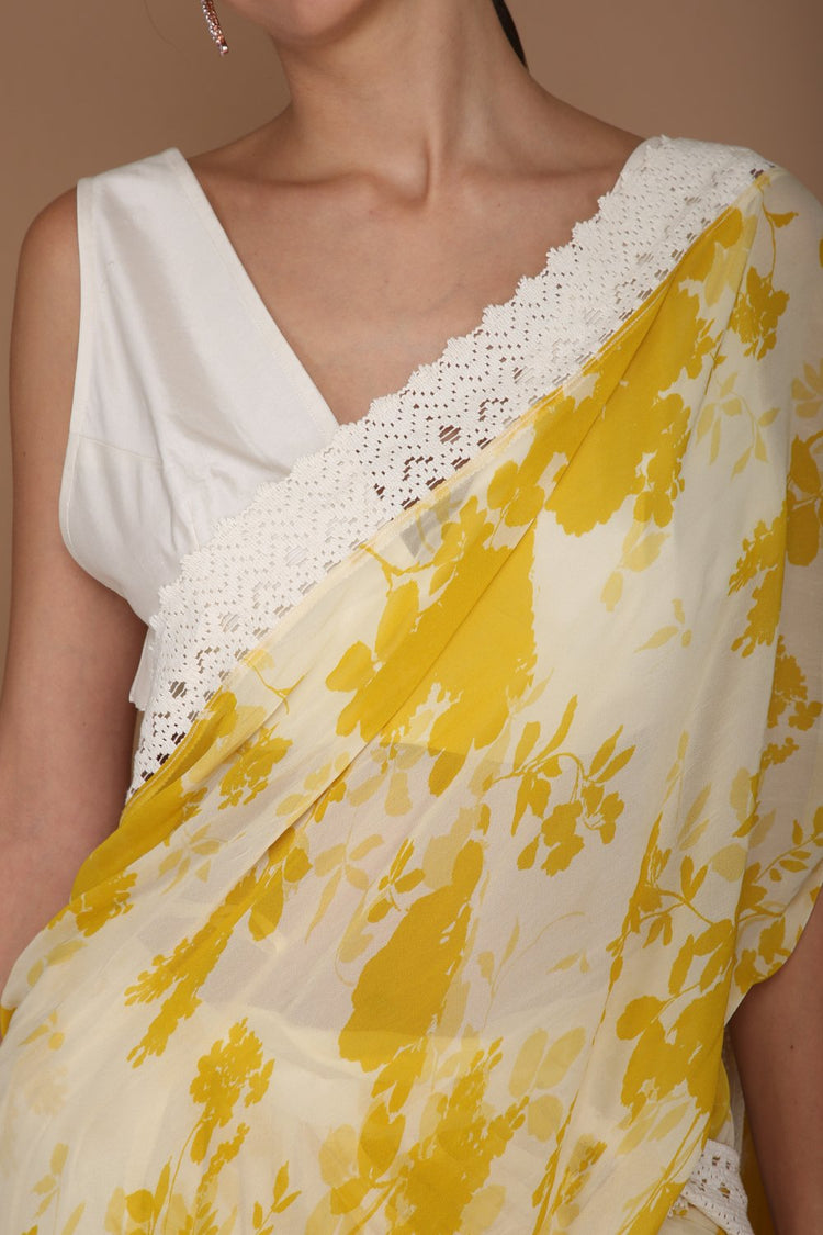 Yellow Saree Set