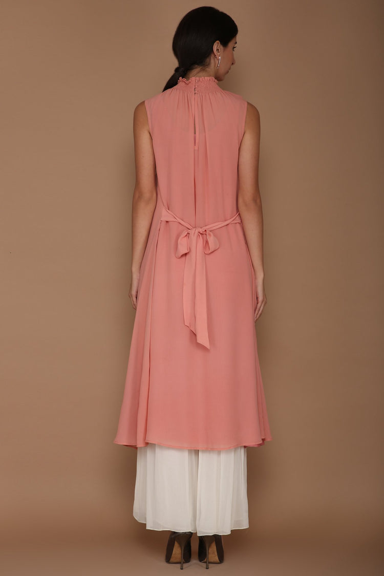 Light Pink Tunic with Gharara Pants