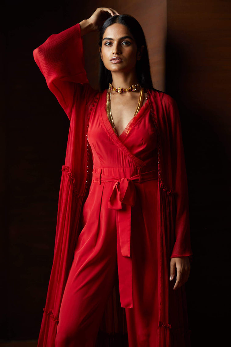 Jumpsuit and Overlay Set
