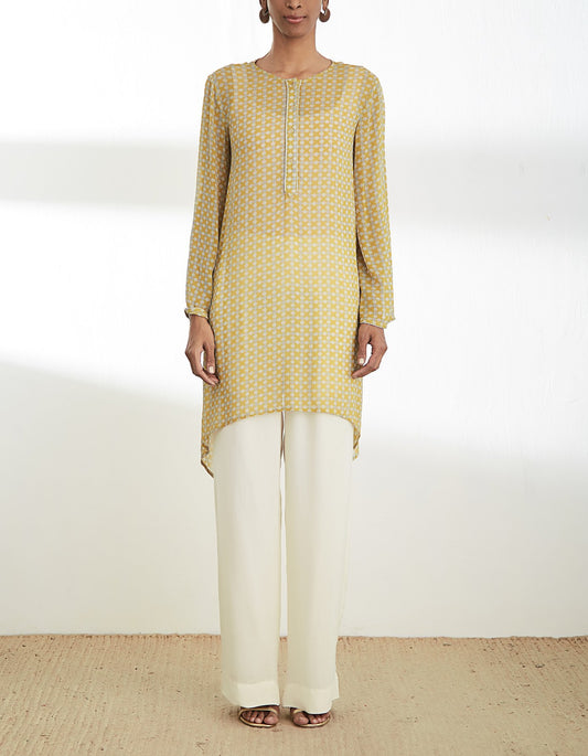 Mustard High Low Tunic