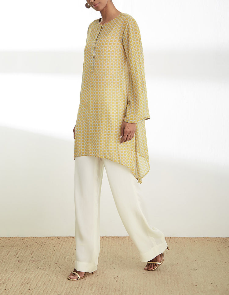 Mustard High Low Tunic
