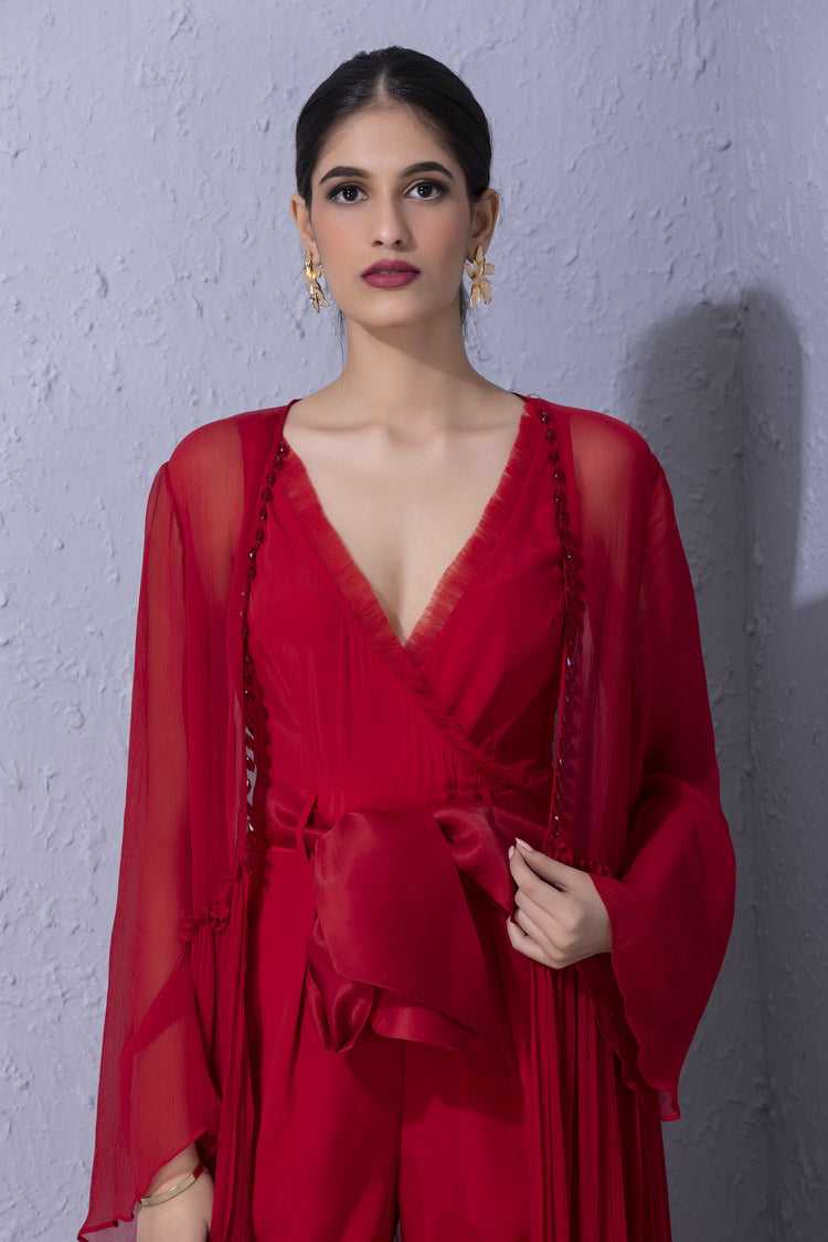Jumpsuit and Overlay Set