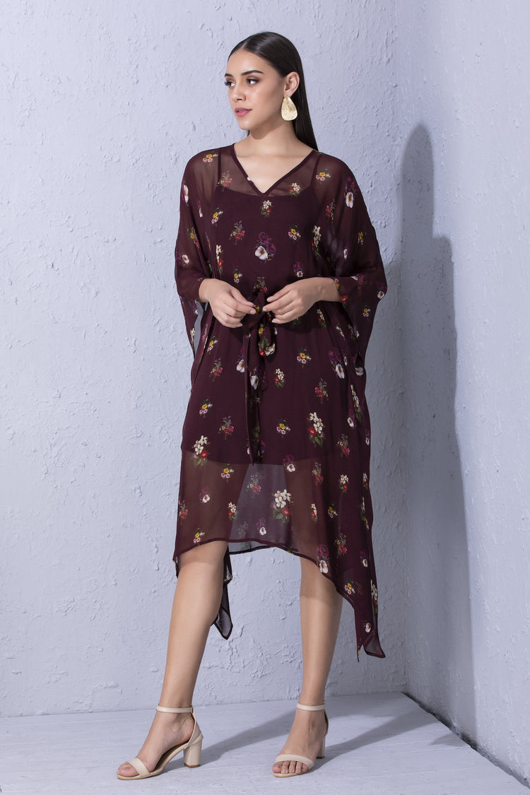 Signature Varun Bahl Floral Printed Kaftan