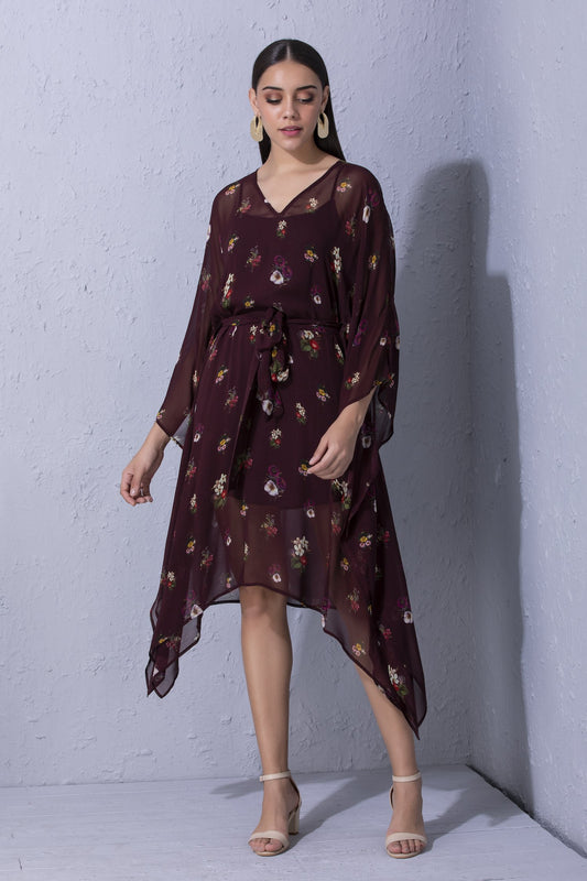 Signature Varun Bahl Floral Printed Kaftan
