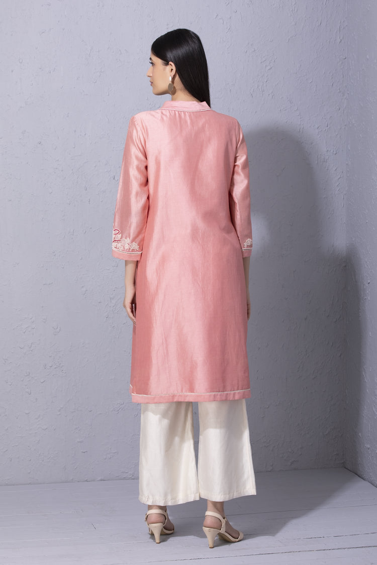 Moroccan Touch Bubblegum Pink Kurta Set