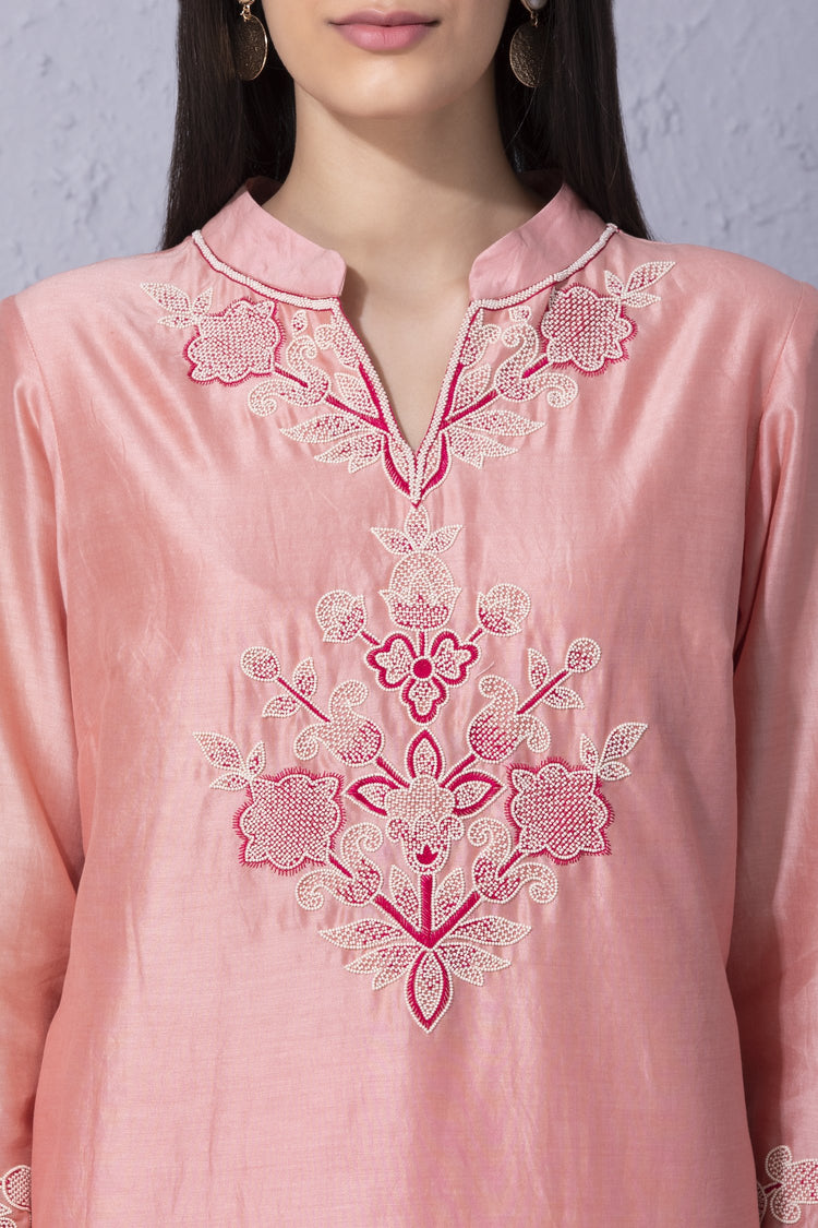 Moroccan Touch Bubblegum Pink Kurta Set