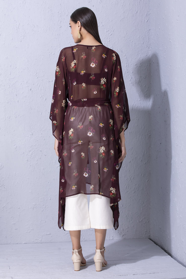 Signature Varun Bahl Floral Printed Kaftan