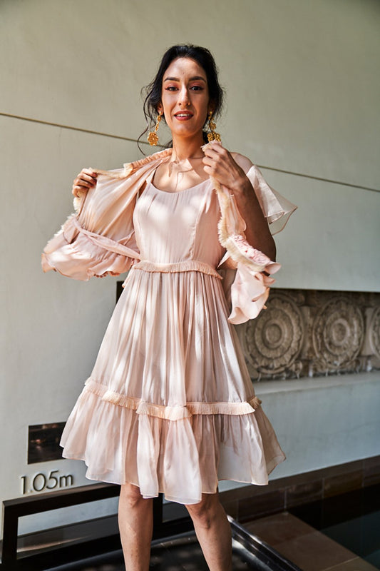 Sorbet Pink Dress Set