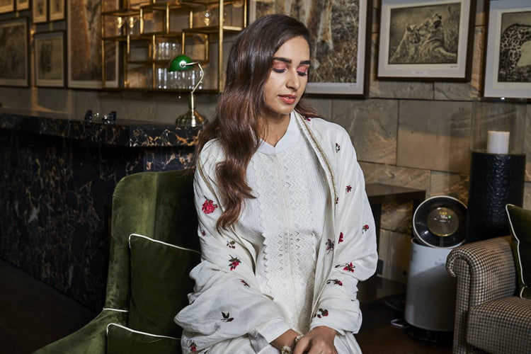 Ivory Dobby Kurta Set