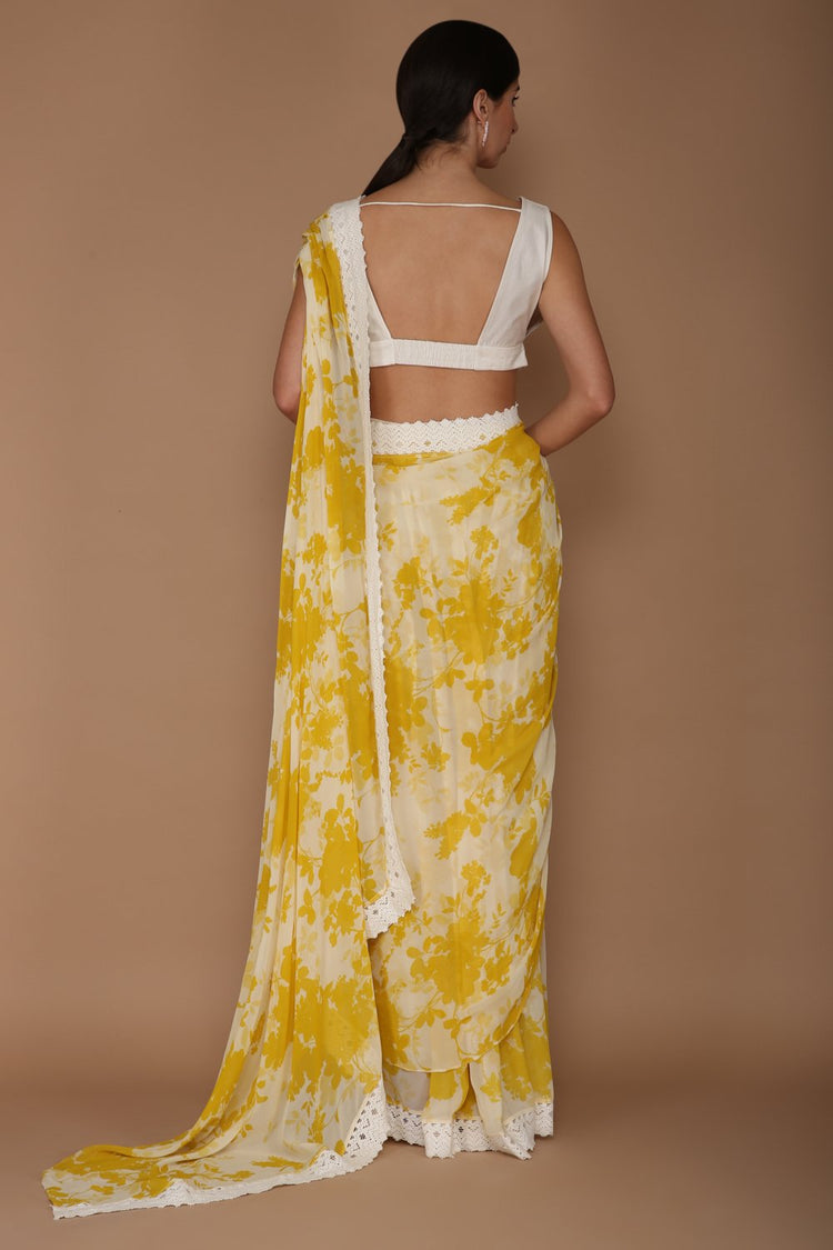 Yellow Saree Set