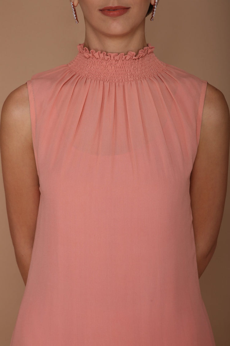 Light Pink Tunic with Gharara Pants