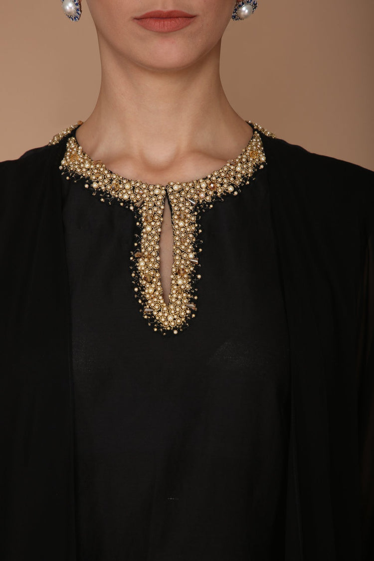 Black Kurta with Churidar