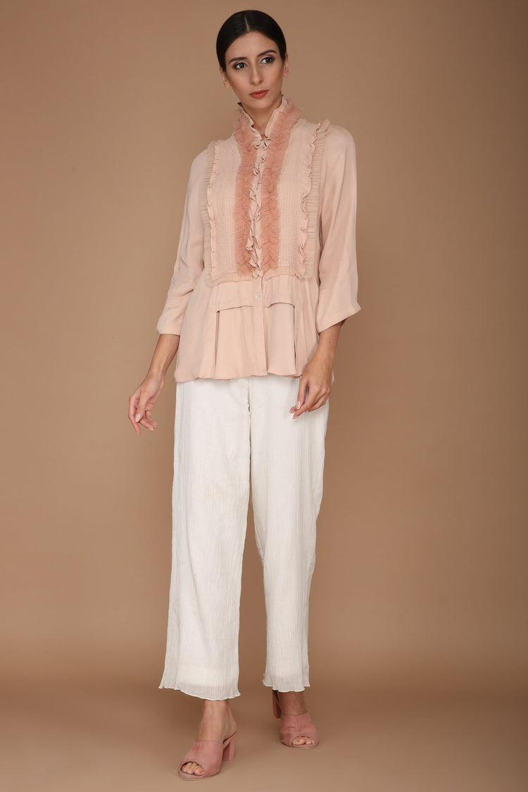 peach jacket