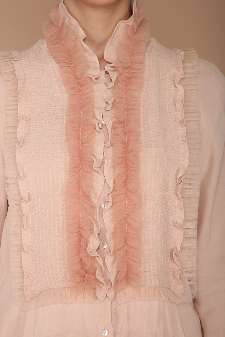 peach jacket