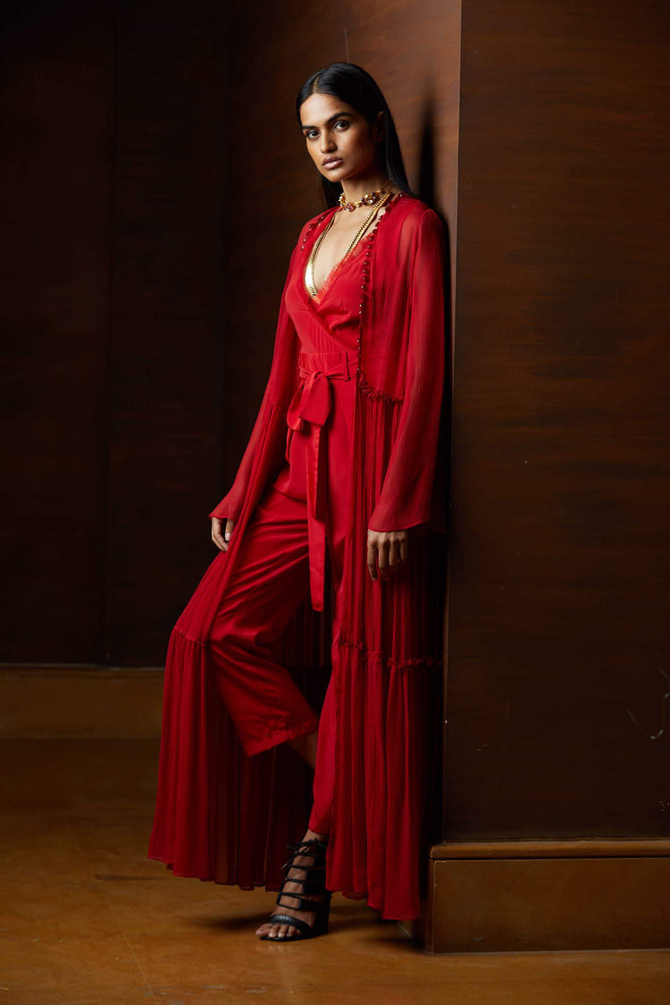 Jumpsuit and Overlay Set