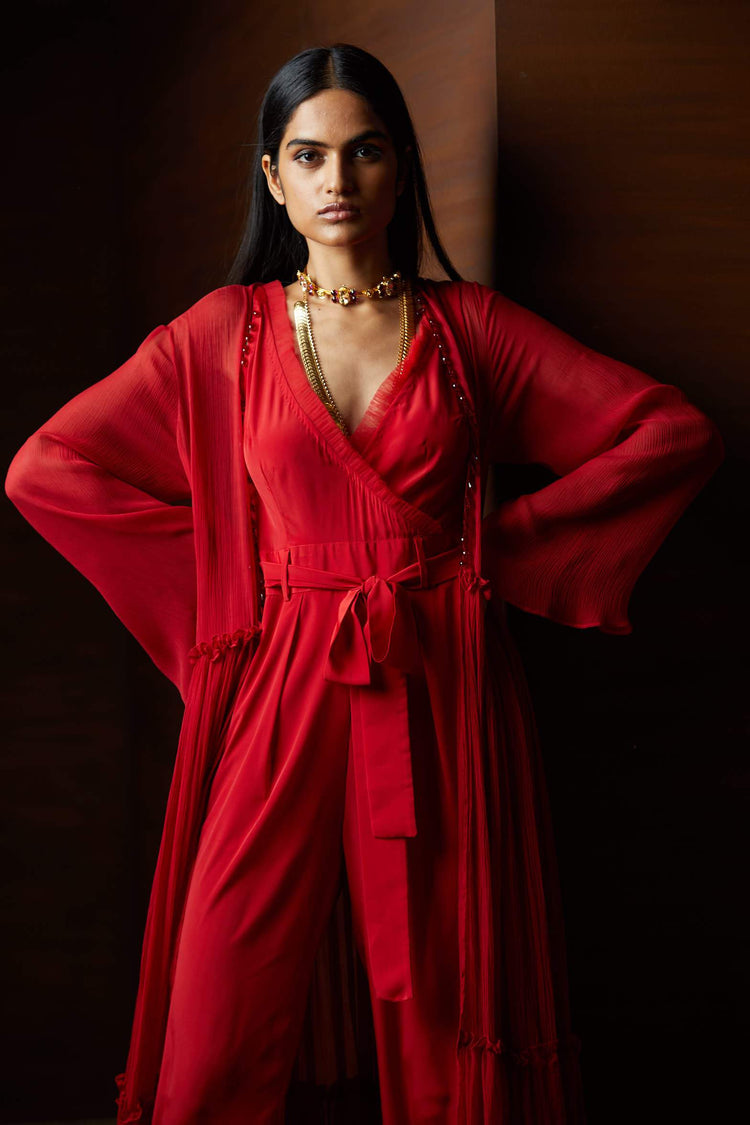 Jumpsuit and Overlay Set