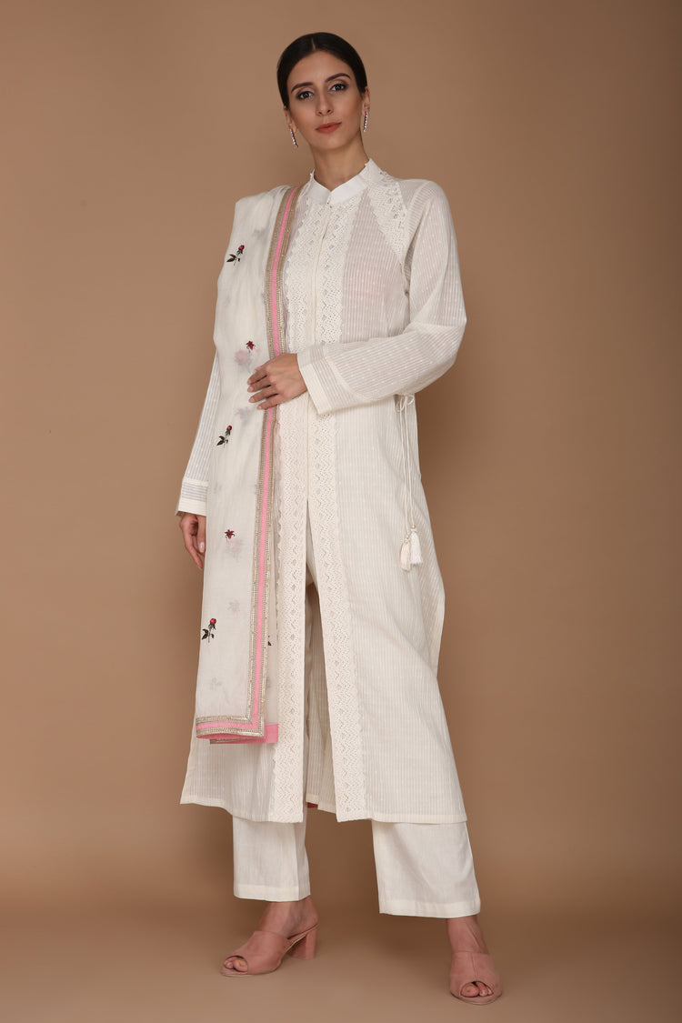 Lace Ivory Kurta
