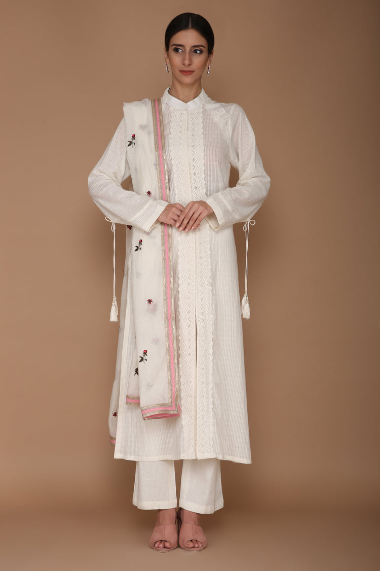 Lace Ivory Kurta