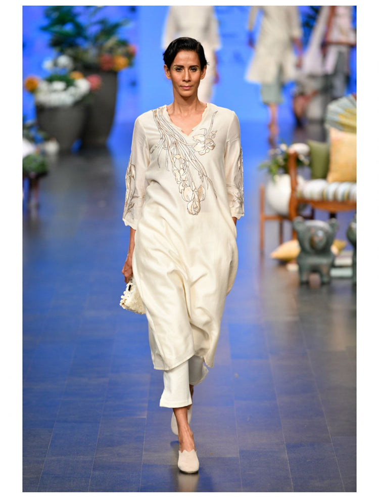Ivory Tunic with Pants